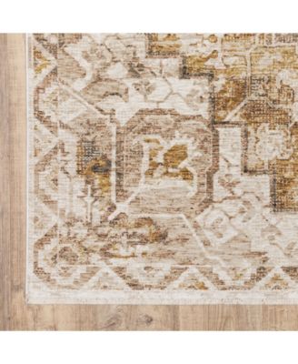 Maharaja 661C Gold and Ivory 3'3" x 5' Area Rug