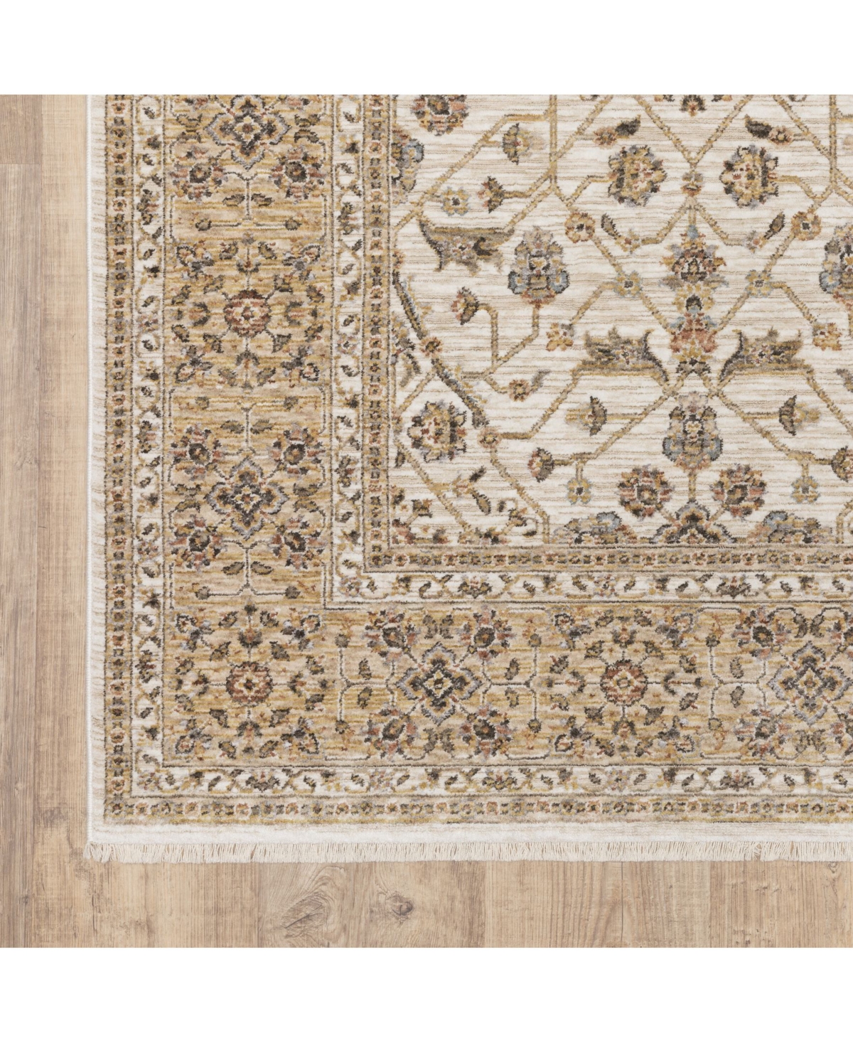 Shop Jhb Design Maharaja 1j Ivory And Gold 2' X 3' Area Rug In Ivory,gold