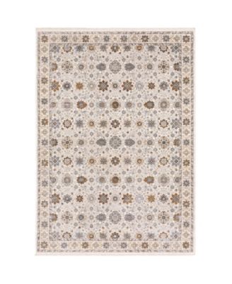 Maharaja 71W Ivory and Gold 2'3" x 7'6" Runner Rug