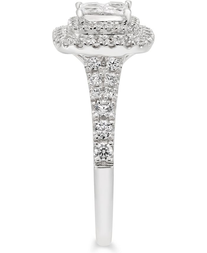 Macy's princess cut shop diamond ring