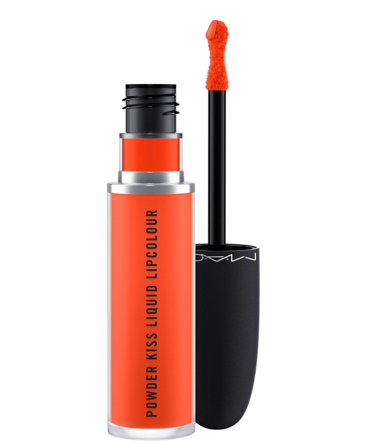 Mac Powder Kiss Liquid Lipcolour In Resort Season (bright Orange)