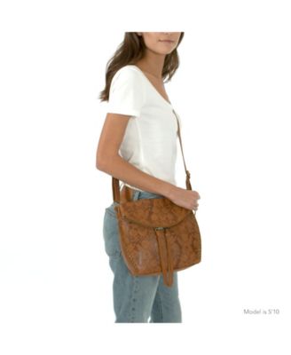 the sak silverlake embossed crossbody