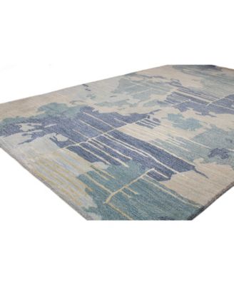 Shop Bb Rugs Closeout  Downtown Tud 03 Blue Rug