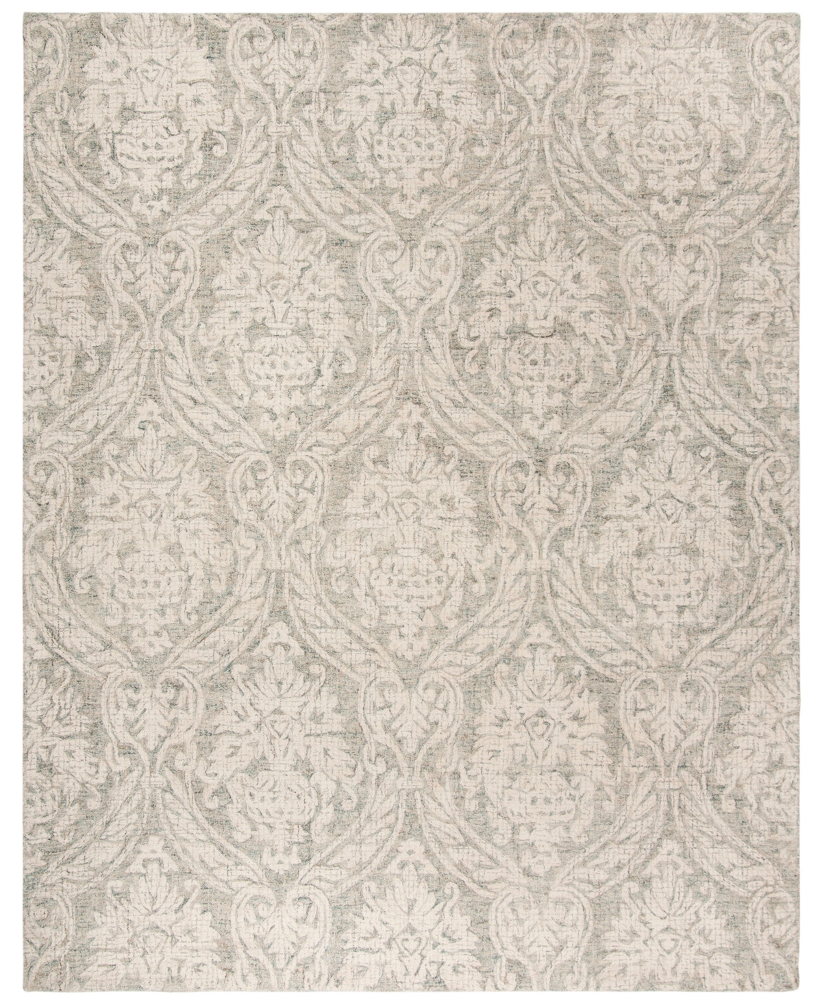 Safavieh Abstract 204 Gray and Ivory 8' x 10' Area Rug - Gray