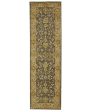 Safavieh Antiquity At312 Blue And Beige 2'3" X 8' Runner Area Rug
