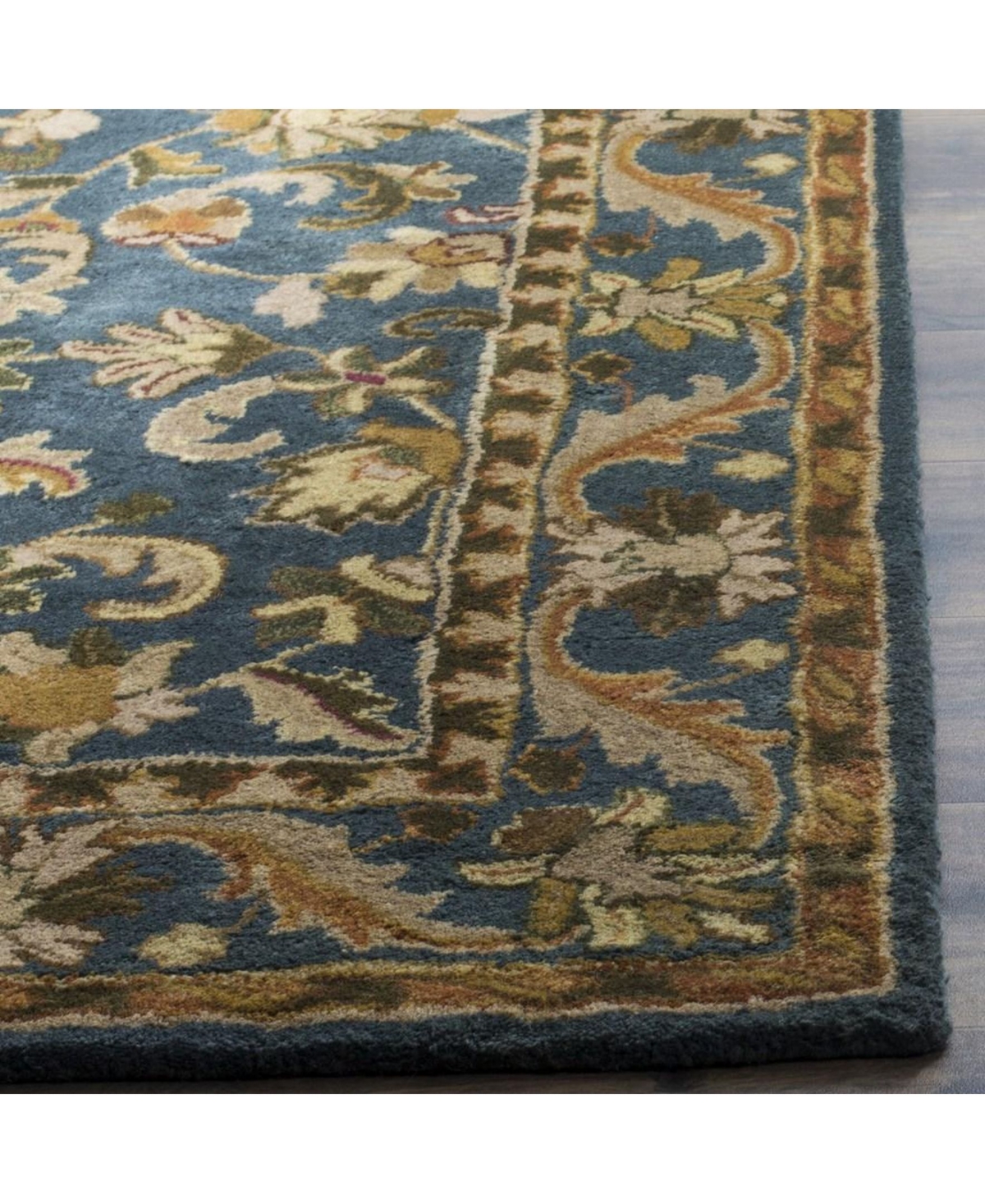 Safavieh Antiquity At52and Gold Area Rug - Blue