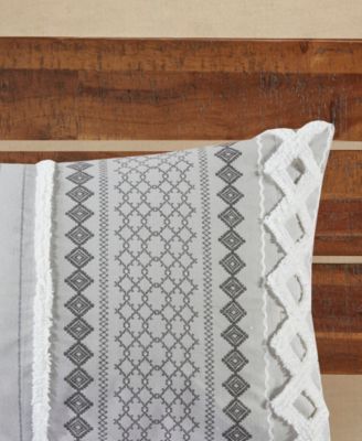 Imani Textured Cotton Chenille Printed 3-Pc. Comforter Set, King/Cal King