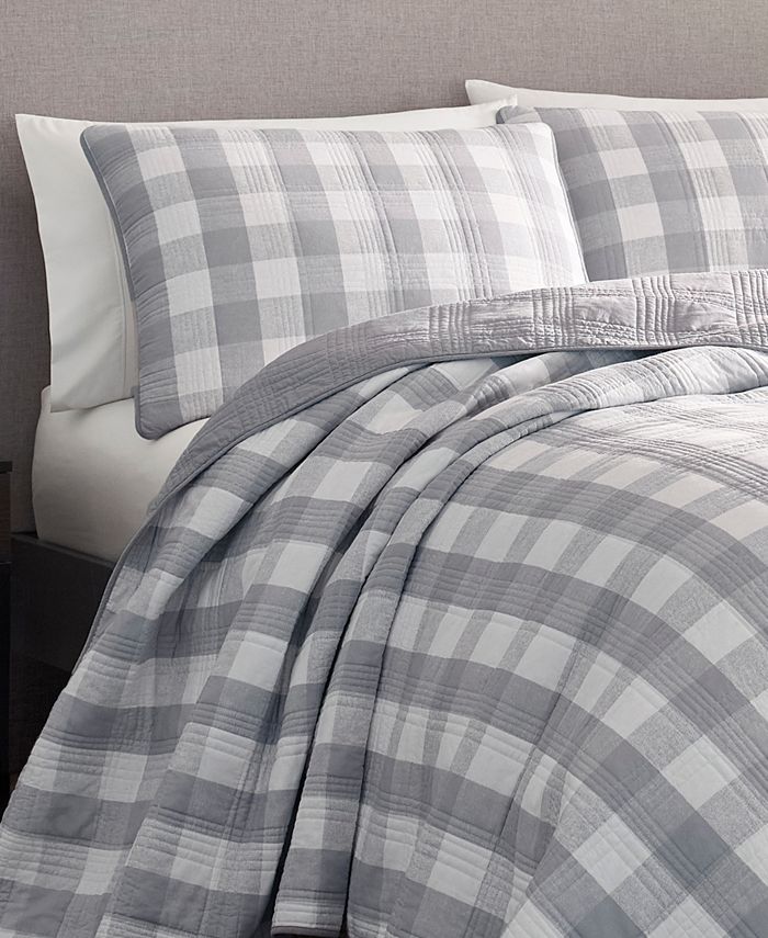 Eddie Bauer Lakehouse Plaid 2Piece Twin Quilt Set & Reviews Quilts