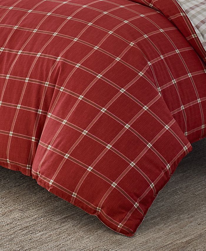 Eddie Bauer Corbett Plaid Full/Queen Comforter Set Macy's
