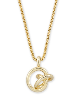 image of Kendra Scott Love Knot Pendant Necklace, 28