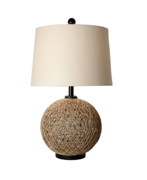 StyleCraft Hardback Fabric Shade Table Lamp