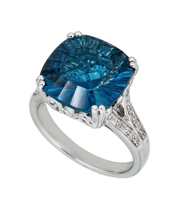 Macy's blue topaz deals jewelry
