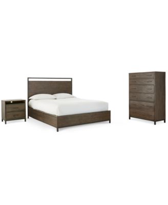 Furniture Gatlin Brown Storage Platform Bedroom Furniture Collection,  Created for Macy's - Macy's
