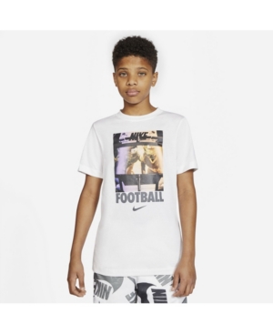 image of Nike Big Boys Football Huddle Cotton T-Shirt