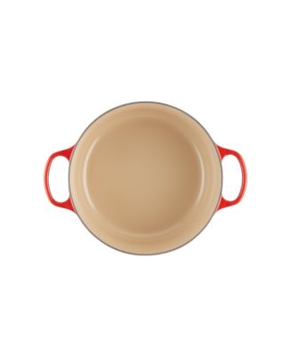 Signature Enameled Cast Iron 7.25-Quart Round Dutch Oven