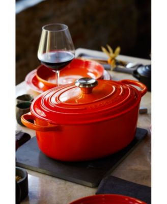 5-Qt. Signature Enameled Cast Iron Oval Dutch Oven