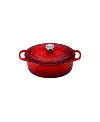 Le Creuset Signature Cast Iron 2.75-Quart White Oval Dutch Oven