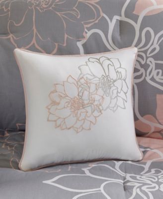 Lola Floral Print 7-Pc. Comforter Set, King