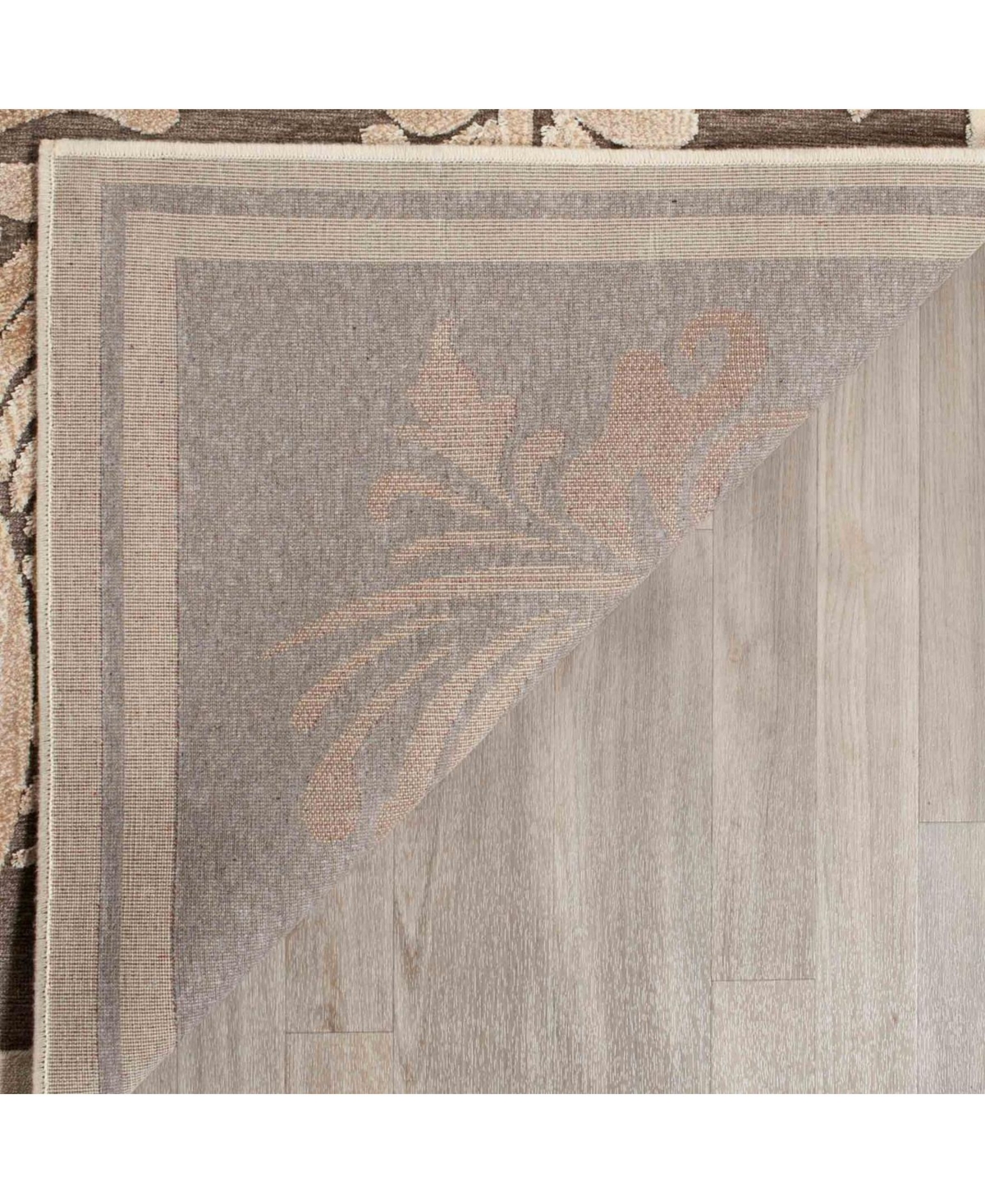 Martha Stewart Collection Plume Stripe MSR4448DArea Rug - Brown