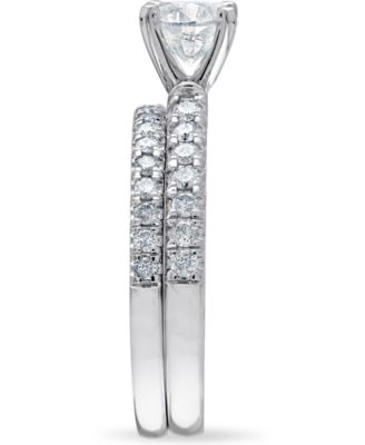 Diamond (1-1/2 ct. t.w.) Bridal Set in 14K White, Yellow or Rose Gold