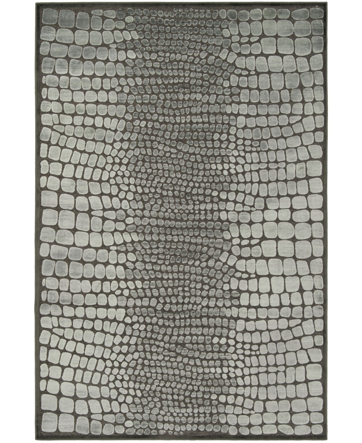 Martha Stewart Collection MSR74304 Onyx 5'1in x 7'6in Area Rug - Onyx