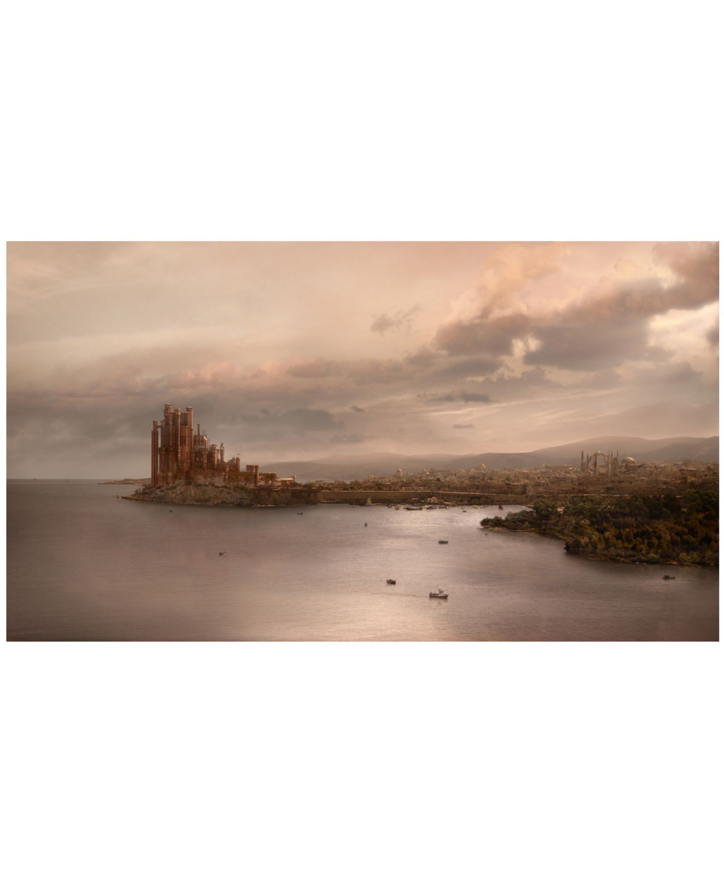 Детский пазл 4D Cityscape Game of Thrones King's Landing 260 Piece 3D Puzzle, Ages 13+ — фото 12