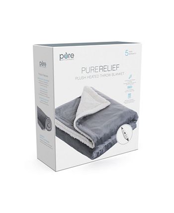 Pure Enrichment Purerelief Electric Throw Blanket - Macy's