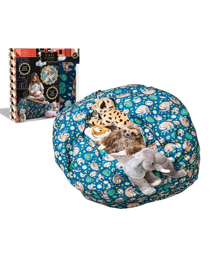 fao schwarz plush storage bag