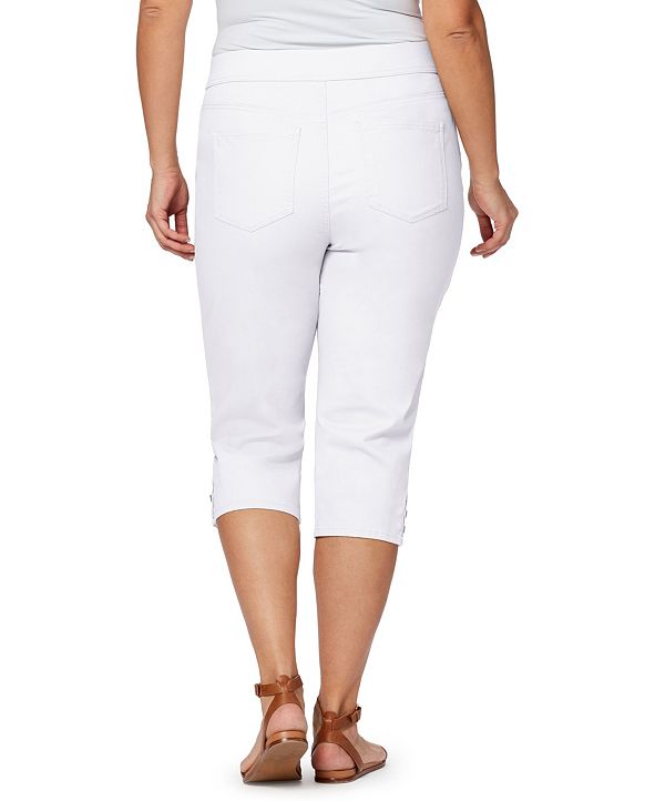 Gloria Vanderbilt Women's Plus Size Avery Pull On Capri & Reviews ...