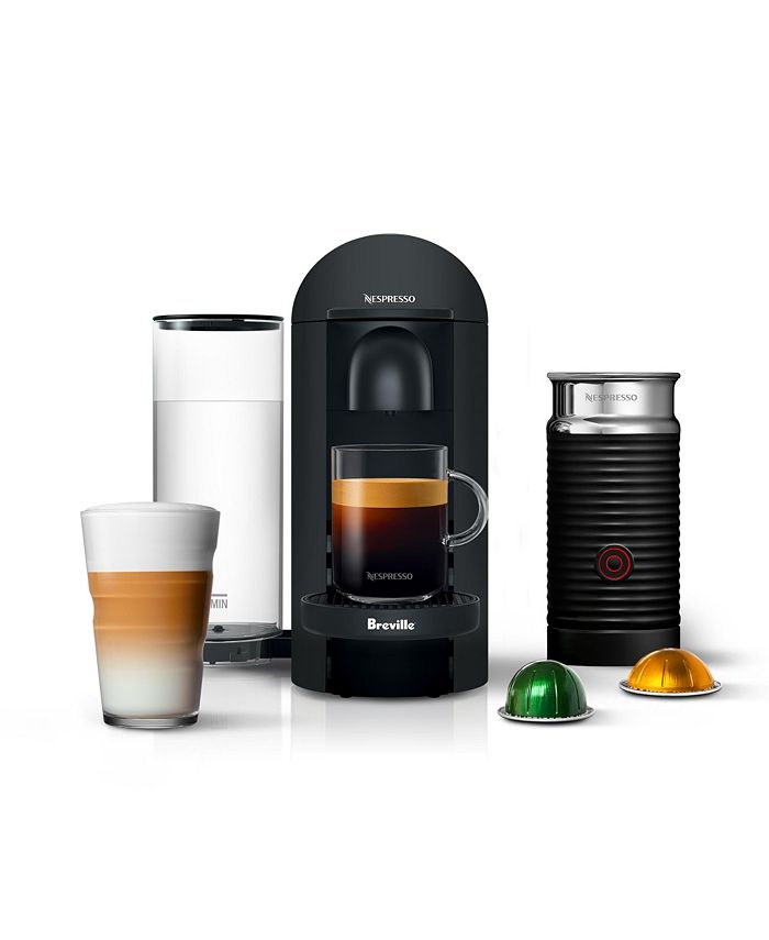 Nespresso by Breville VertuoPlus Deluxe Matte Black Coffee & Espresso