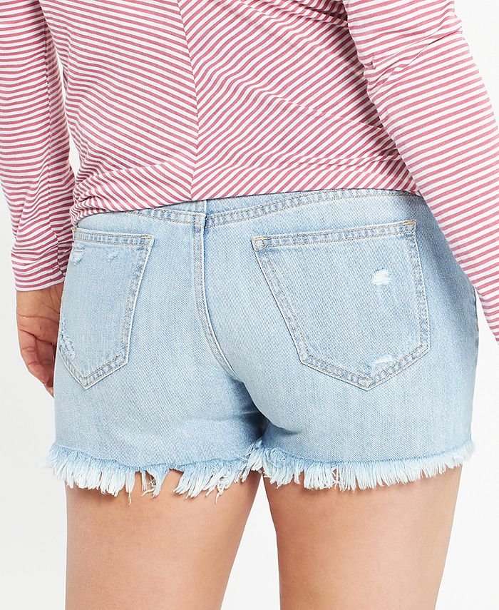 Joe's Jeans Maternity Frayed Denim Shorts Macy's
