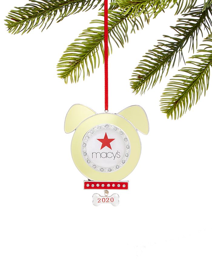 Holiday Lane Pets 2020 Dog Picture Frame Ornament, Created for Macy's