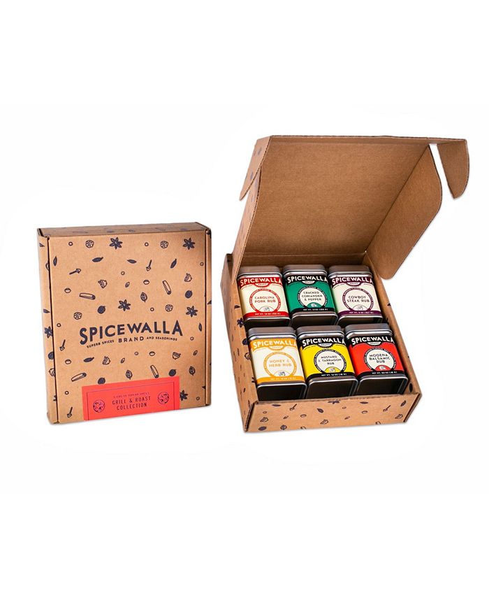 Spicewalla Middle Eastern Spices Set 6 Pack | Turmeric, Harissa Spice, Zaatar, Berbere, Roasted Cumin, Sumac | Mediterranean Seasonings