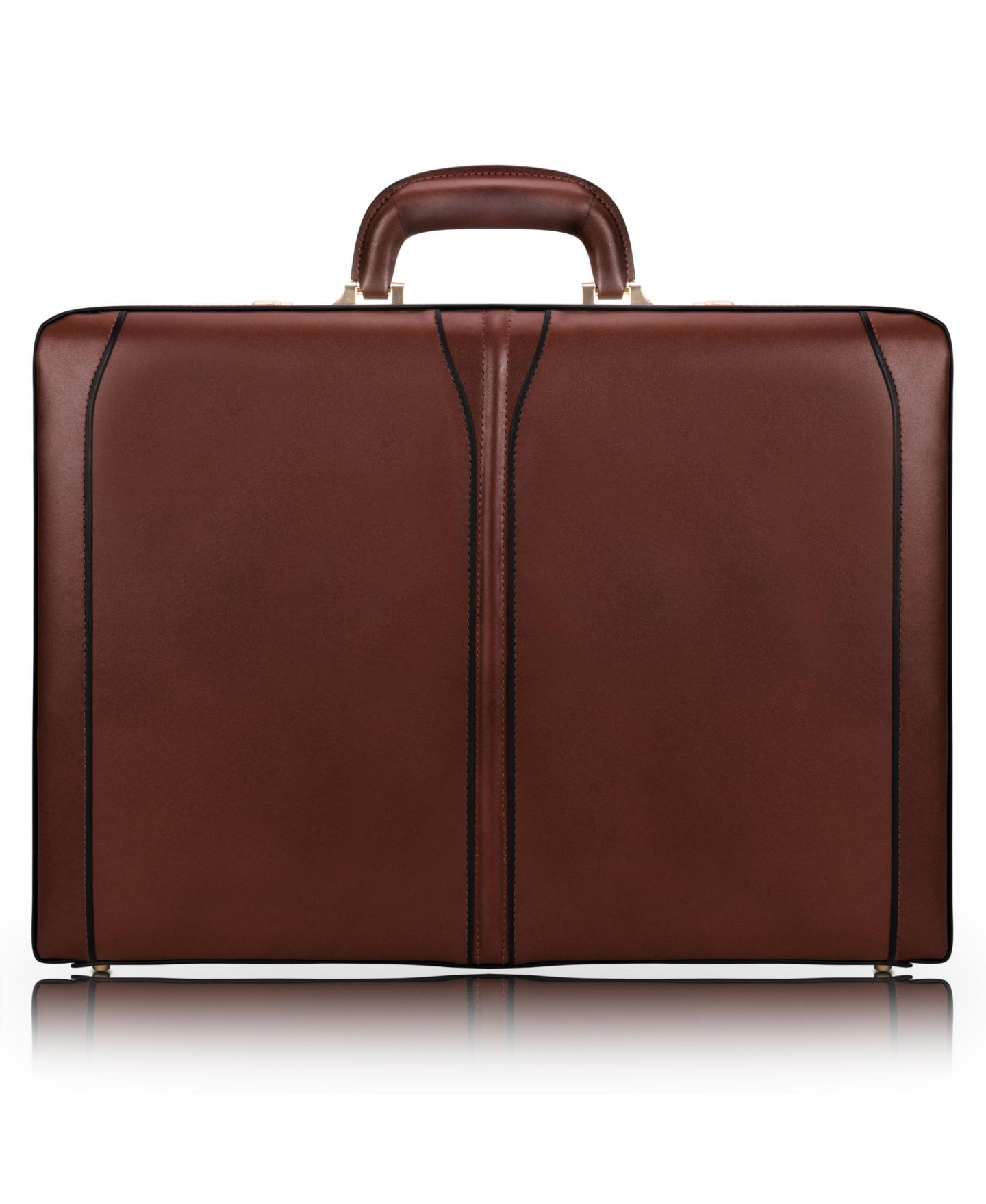 Портфели McKlein Turner 4.5" Expandable Attache, цвет: Чёрный — фото 6