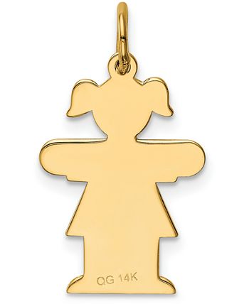 Macy's - Mini Girl Charm Pendant in 14k Gold