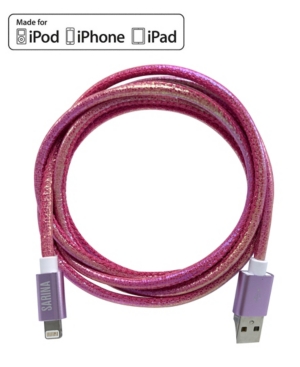 Sarina Accessories Iridescent Apple Certified Lightning Mfi Charging Cable- iPhone Charger