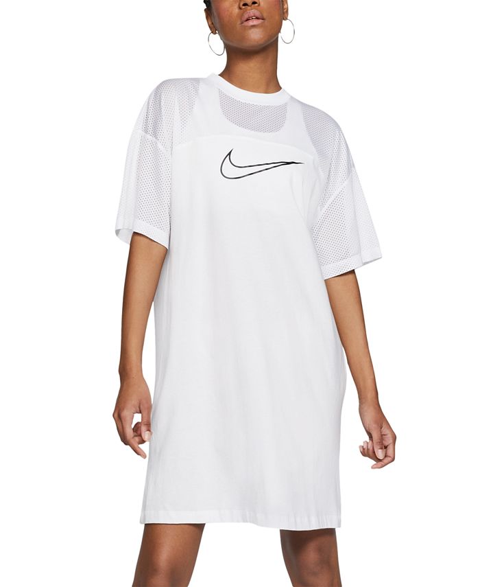 Nike Women's Sportswear Mesh-Panel Dress - Macy's