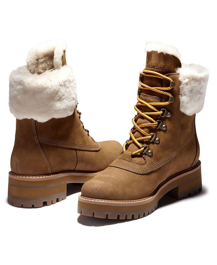 women's courmayeur valley shearling waterproof lug sole boot