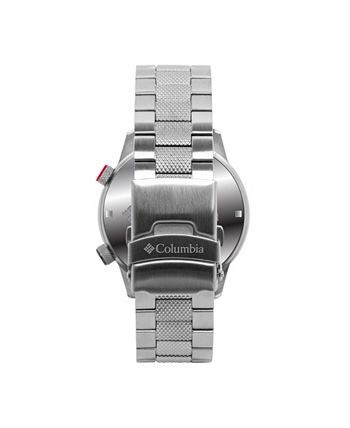 Columbia - Men's Outbacker Oklahoma Stainless Steel Bracelet Watch 45mm