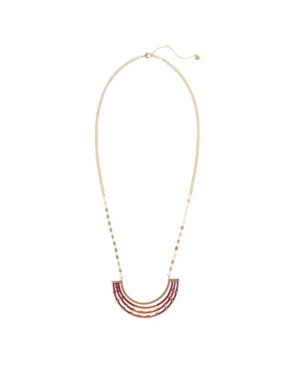 image of The Sak Crochet Bar Necklace