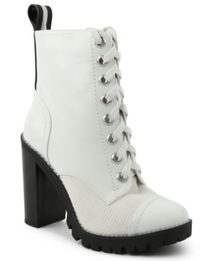 image of BCBGeneration Women-s Pauline Combat Bootie Women-s Shoes