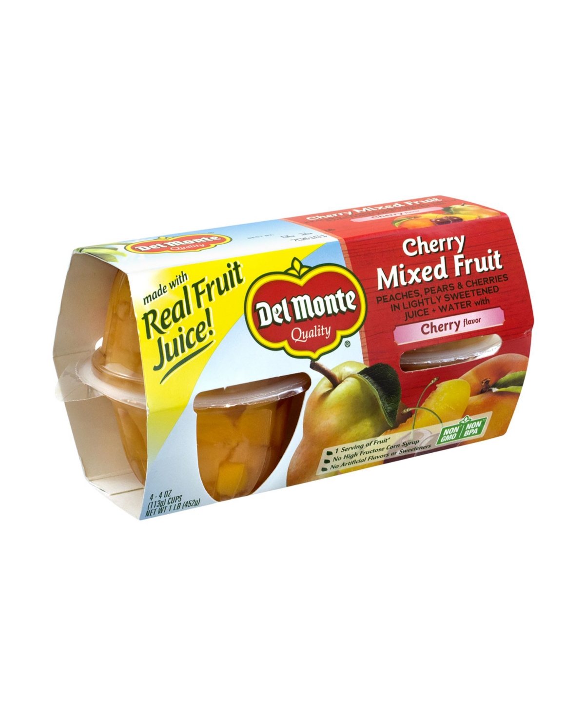 UPC 024000140597 product image for DelMonte Del Monte Cherry Mixed Fruit Cups, 4 oz, 16 Count | upcitemdb.com