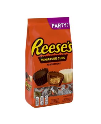 Hershey's Reese's Peanut Butter Cups Miniatures Candy Assortment, 32.1 ...