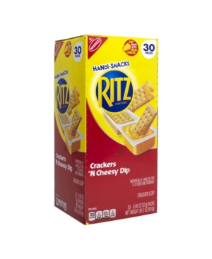 UPC 044000038113 product image for Ritz Crackers 'N Cheesy Dip, 30 Count | upcitemdb.com