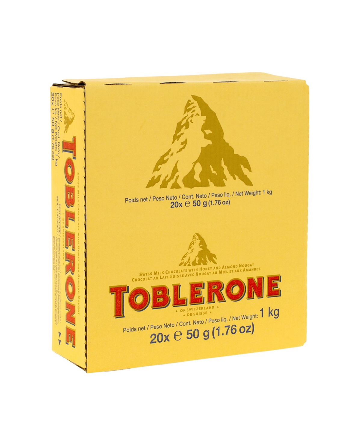 GTIN 070221008949 product image for Toblerone Milk Chocolate Bar 1.76 oz, 24 Count | upcitemdb.com