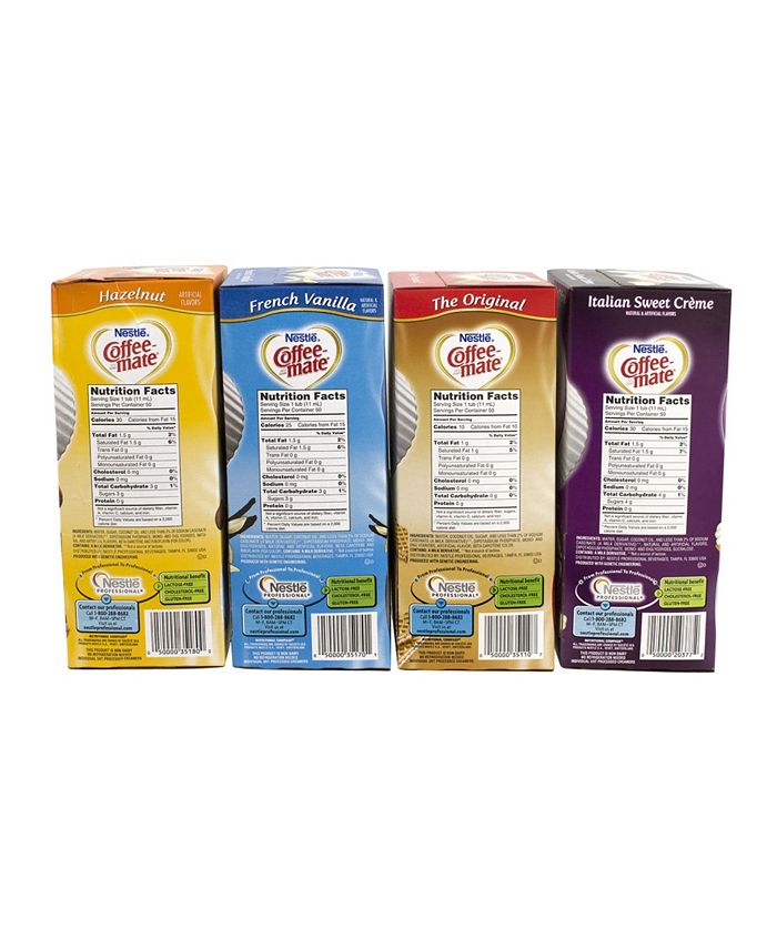 Nestle Coffeemate Coffee Mate Singles Variety Pack, 50 Count, 4 Pack