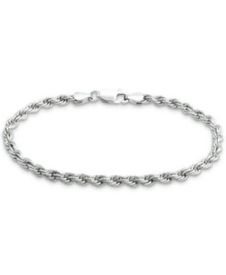 Rope Bracelet in Sterling Silver, Created for Macy's