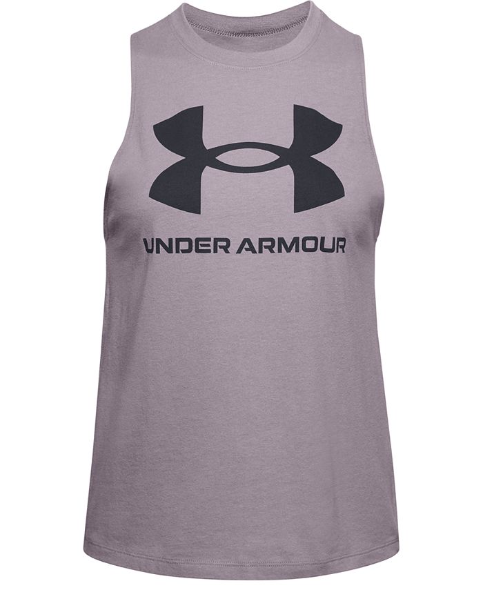 Under Armour Women's Sportstyle Graphic Tank Top & Reviews - Tops ...
