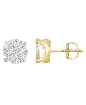 image of Men-s Diamond (1/2 ct. t.w.) Earring Set in 10k Yellow Gold