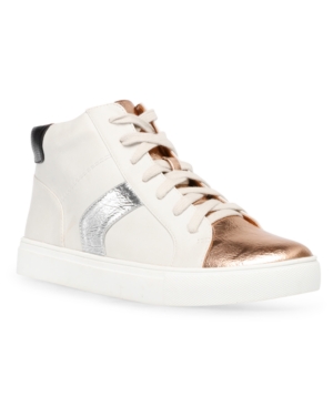 image of Dv Dolce Vita Alvira Lace-Up High-Top Sneakers Women-s Shoes